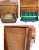 Brown Antique Quarter Sawn Oak Buffet Sideboard With Curved Doors, C. 1928–1933 For Sale - Image 8 of 12
