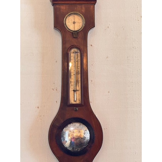 George III Mahogany Barometer For Sale - Image 10 of 13