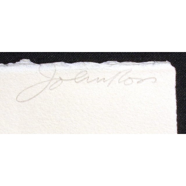 1970s John Ross "Monolith, Valley, Wall, Escarpment" Signed Collagraph Etchings Rust - Set of 4 For Sale In Denver - Image 6 of 12