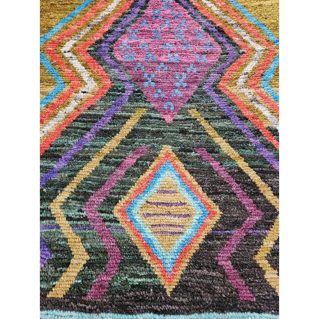 Vintage Afghan Tribal Rug, 2010s For Sale - Image 9 of 12