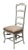 1950s Vintage French Provincial Ladder Back Chairs W Linen Seats: A Pair For Sale - Image 5 of 11