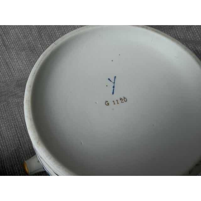 Renaissance Hand Painted Bisque CachePots Set of 2 For Sale - Image 3 of 18