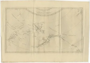 Map of the Tracks of Cook between North America and Asia's Coast, 1803