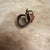 Metal Sculptural Ring With a Silver-Toned Metal Pink Stone Krahe For Sale - Image 7 of 9