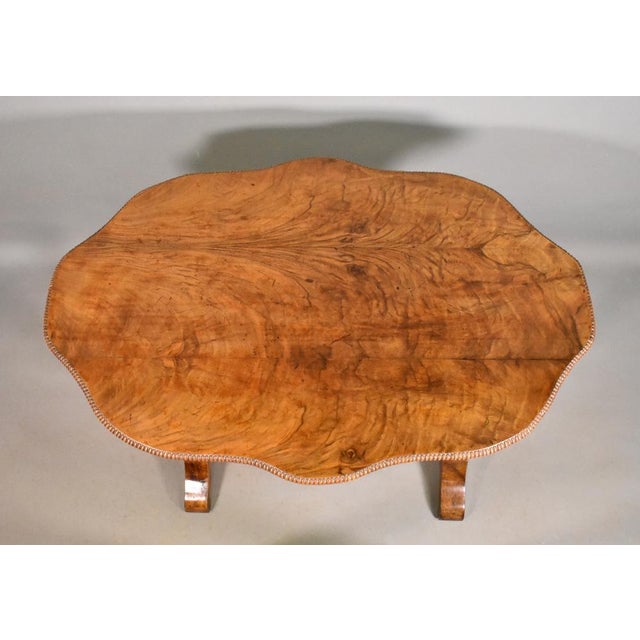 Antique French Gueridon Table in Walnut, 1890s For Sale - Image 6 of 17