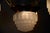 1920s Art Deco Brass and Frosted Pressed Glass Chandelier, 1920s For Sale - Image 5 of 18