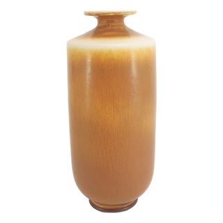 Large Vase with Hares Fur Glaze by Berndt Friberg for Gustavsberg, 1975 For Sale