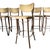 Mid-Century Modern Mid Century Metal Art Bar Stools - Set of 5 For Sale - Image 3 of 11