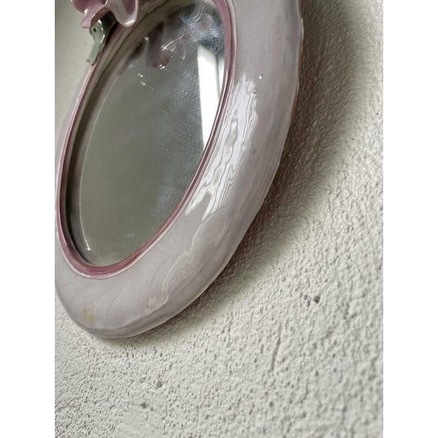 Round Ceramic Mirror, 1970s For Sale - Image 15 of 18
