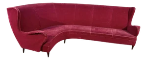 Curved Sofa, Attributed to Ico Parisi, Italy, 1950s