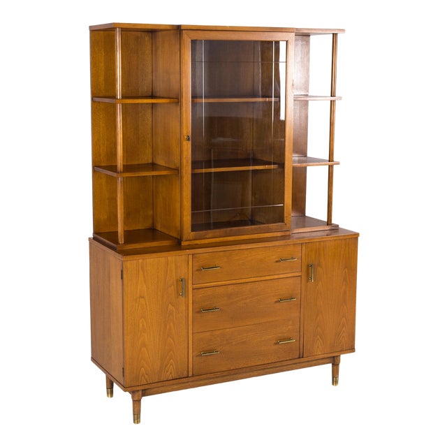 Vintage Mid Century Drexel China Cabinet Buffet And Hutch Chairish