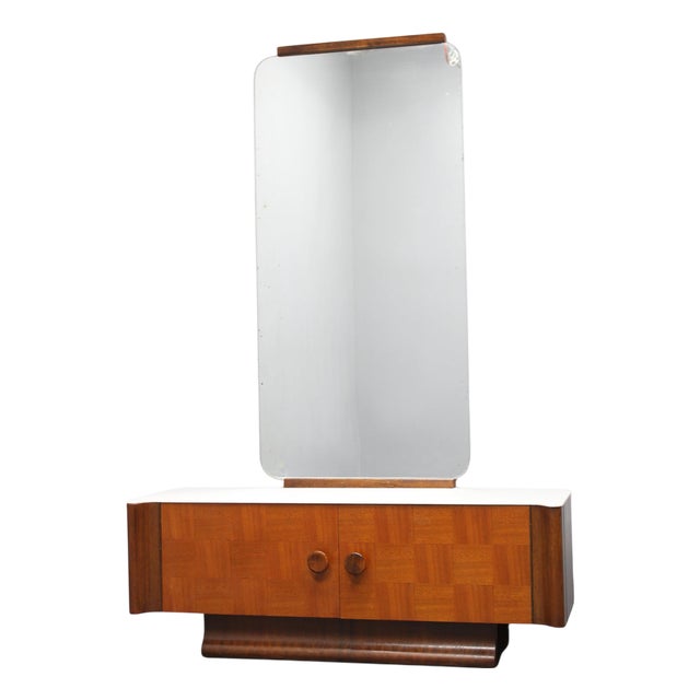 Mirror Cabinet from Jindrich Halabala, Czechoslovakia, 1940s For Sale