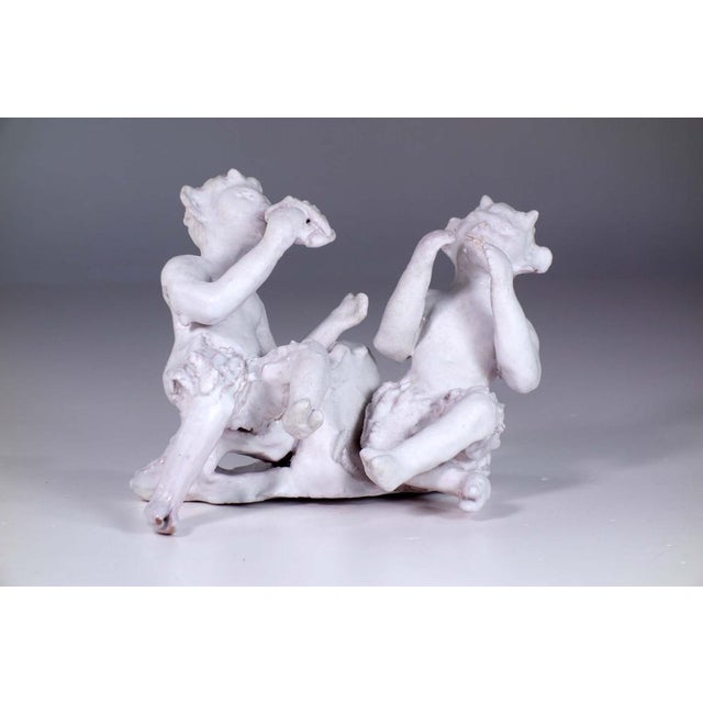 White Ceramic White Fawn Sculpture by Clara Istler, 1950s For Sale - Image 8 of 8