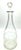 Offered is an antique Anglo-Irish style etched glass decanter and faceted crytal stopper, typically dating from the late...
