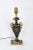 Metal Vintage Black Duke & Duchess of Windsor Lamp With Gold Accent Cypher For Sale - Image 7 of 8