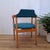 Oak and Wool Armchair, Denmark, 1960s For Sale - Image 3 of 7