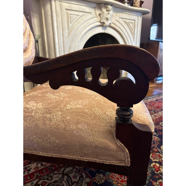 Vintage French Style Victorian Side Chair For Sale In Baltimore - Image 6 of 7
