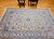 1900 - 1909 Vintage Nain Area Rug, Hand-Knotted Wool & Silk, Floral Pattern, 5x7, Ivory & Blue For Sale - Image 5 of 16