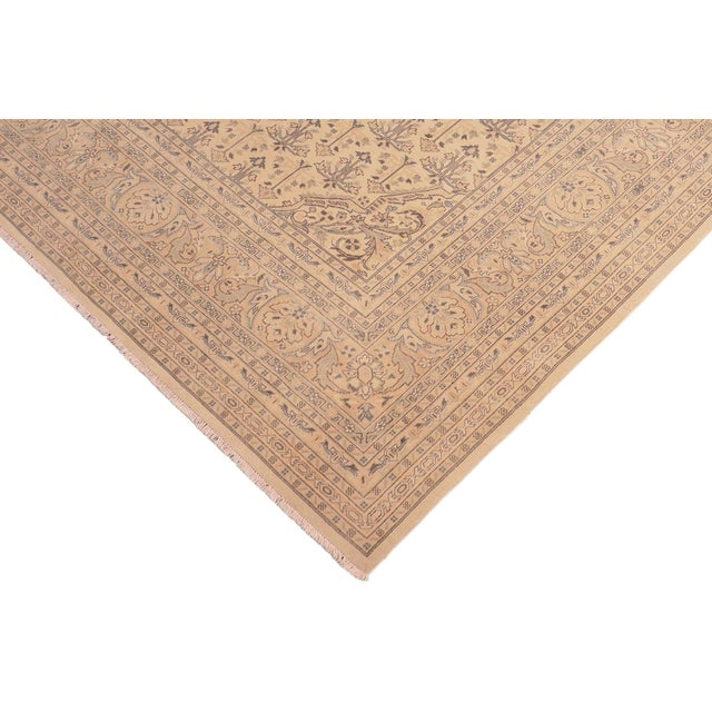 Boho Chic Lavastone Beige/Rose Wool Rug - 8'3'' X 9'11'' For Sale - Image 4 of 10