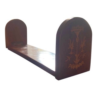 1930s Italian Book Holders With Marquetry - a Pair For Sale