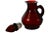 Mid 20th Century Red Ruby Glass Cruet Pitcher For Sale - Image 4 of 5