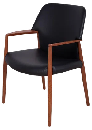 Mid-Century Armchair by A. B. Madsen & E. Larsen for Fritz Hansen, 1950s
