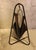 Mid-Century Modern Three-Tier Newspaper Rack in Brass and Leather, 1960s For Sale - Image 9 of 9