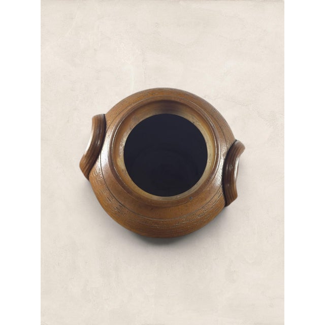 1910s Antique Stoneware French Confit Pot For Sale - Image 5 of 6