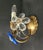 Gilt Floral Wall Lamps with Murano Glass Flowers, Italy, 1960s, Set of 2 For Sale - Image 10 of 18