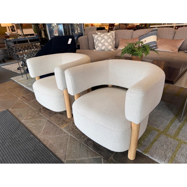 Contemporary Norm Architects for Karimoku Case Lounge Chairs, Pair For Sale - Image 3 of 12