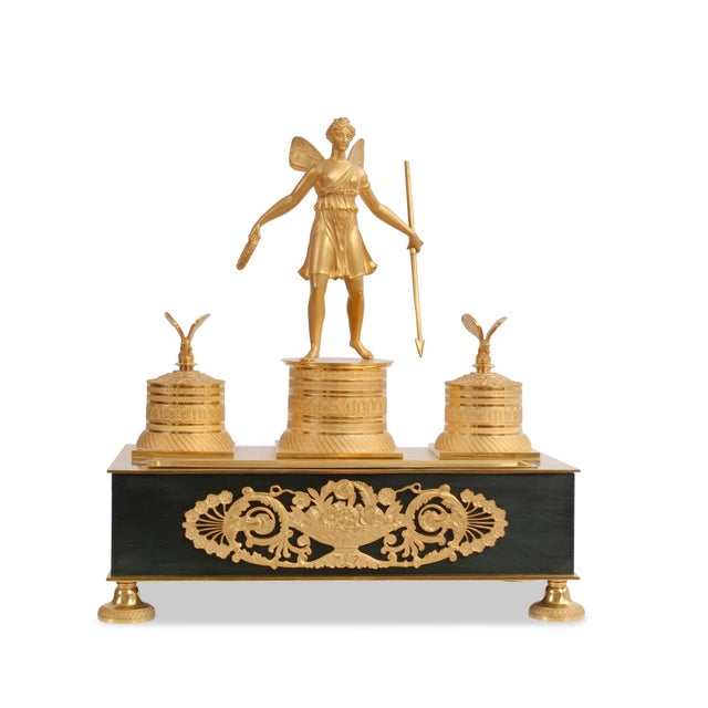 Bronze Writing Set, France, 1850s For Sale - Image 11 of 14