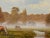 Late 20th Century River Landscape Scene with Horses in the English Countryside by David Morgan For Sale - Image 12 of 13