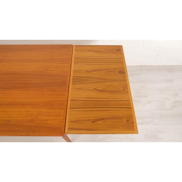 Vintage Extendable Teak Dining Table For Sale - Image 16 of 18