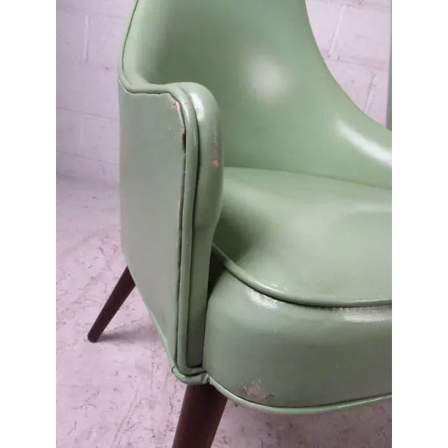 1960s Mid-Century Highback Armchairs - a Pair For Sale In New York - Image 6 of 9
