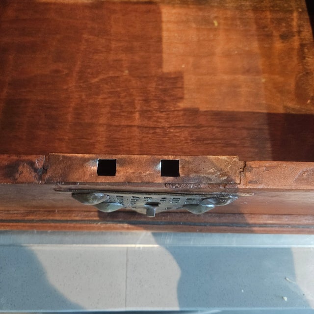 Brown Large 18th Century Portuguese Colonial Padouk Wood Writing Desk For Sale - Image 8 of 12