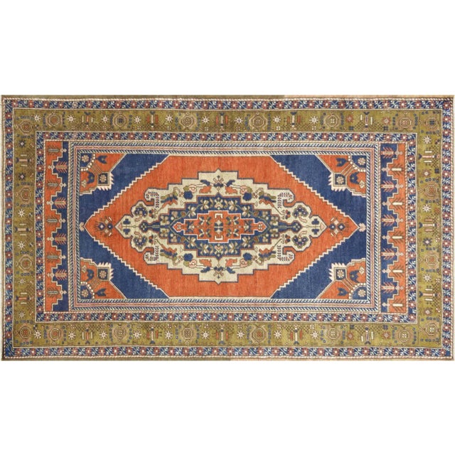 1960s Turkish Oushak Rug For Sale In Los Angeles - Image 6 of 6