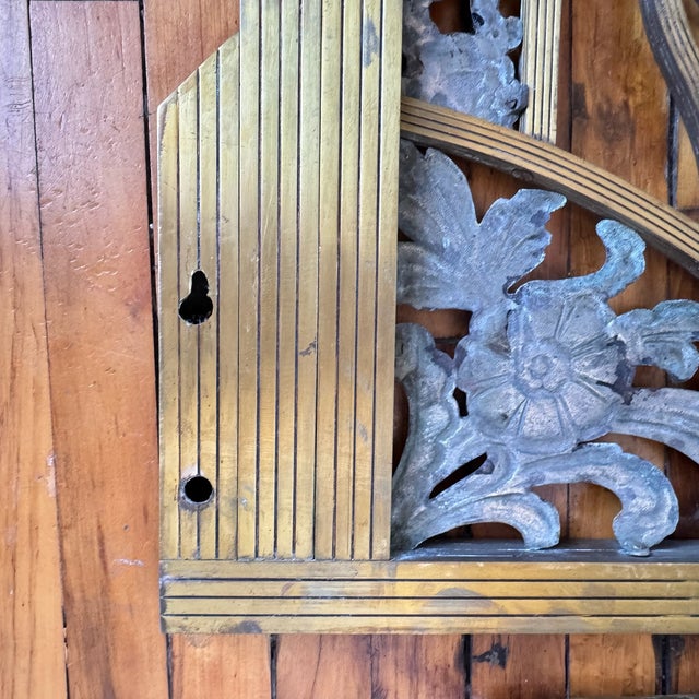 Antique Brass Art Deco Twin Headboard For Sale - Image 12 of 12