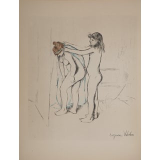 Suzanne Valadon, The Toilette: Girls Drying Themselves, Signed Lithograph For Sale