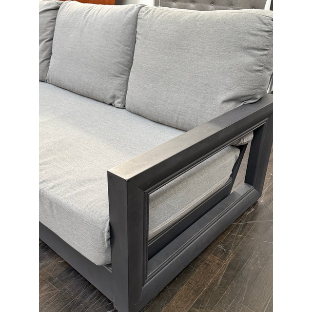 David Sutherland + John Hutton for Restoration Hardware Costa Aluminum Left-Arm L-Sectional, Outdoor For Sale In San Francisco - Image 6 of 12