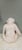 Ceramic Large Vintage Italian White Glazed Pottery Chimpanzee Statuette For Sale - Image 7 of 9