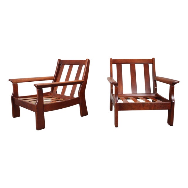 Mid-Century Scandinavian Armchairs, 1960s, Set of 2 For Sale