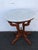 Wood Late 1800s Victorian Eastlake Marble Top Carved Side Table 6909 For Sale - Image 7 of 18