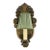 Swedish Carved Wood Wall Sconce by Matts in Taserud, Folk Art For Sale
