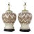 Vintage Tribal Pattern Ceramic Ginger Jar Table Lamps - a Pair For Sale