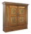 Late 18th Century Swiss Painted Wedding Pine Armoire For Sale