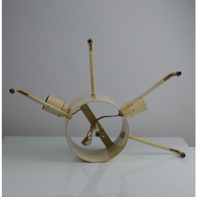 Large Chrome Model 340/5 5-Disc Wall Sconce from Reggiani, Italy, 1970s For Sale - Image 3 of 18