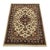 Fine Kashmar Rug 3’5′ X 4’8” Ivory Wool Traditional Hand-Knotted Carpet For Sale