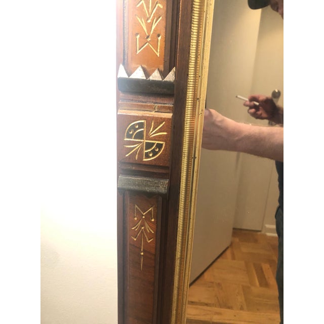 Wood Late 19th Century Victorian Eastlake Mantle Mirror For Sale - Image 7 of 13