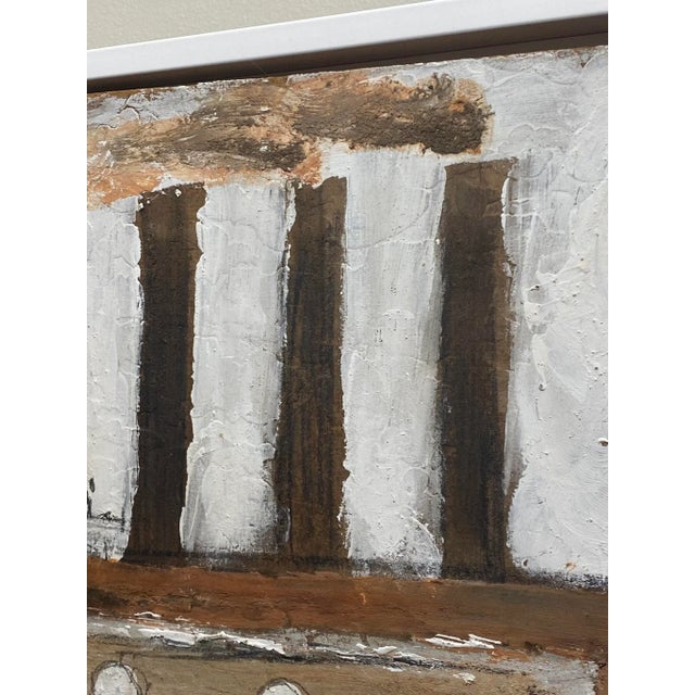 Wood Jimmy Lee Sudduth Folk Art Painting Steam Ship For Sale - Image 7 of 12