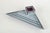 Ewald Dahlskog for Bo Fajans Pen tray “Lava”, 1940s. Rare Art Deco pen tray in glazed faience with geometric,...